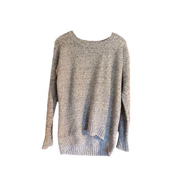 Calvin Klein Jeans Sweater, Women's Size Medium Heather Gray Pullover Round neck - Picture 1 of 3